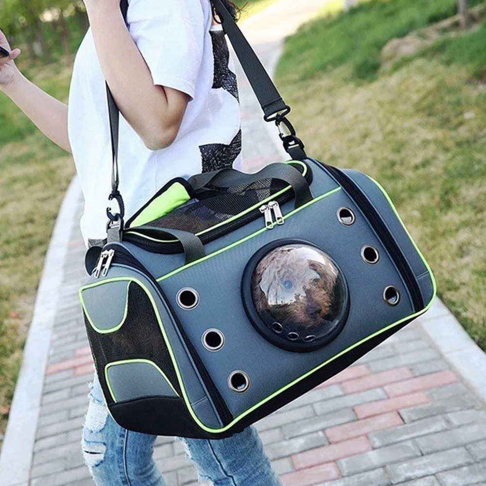 

Soft Kennel Large Small Dogs Cats Carrier Bag Pet Dog Space Capsule Shape Breathable Handbag Puppy Outdoor Travel Shoulder Bag