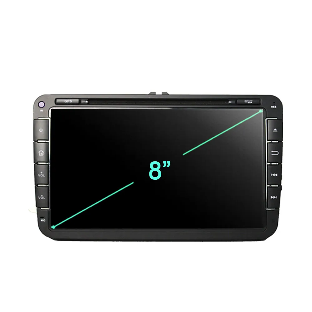 Top DSP IPS Android 9.0 4G + 64GB 8Core Car DVD Player GPS LTE autoradio wifi Bluetooth 4.2 for VW PASSAT CC Tiguan Skoda Leon Golf 1