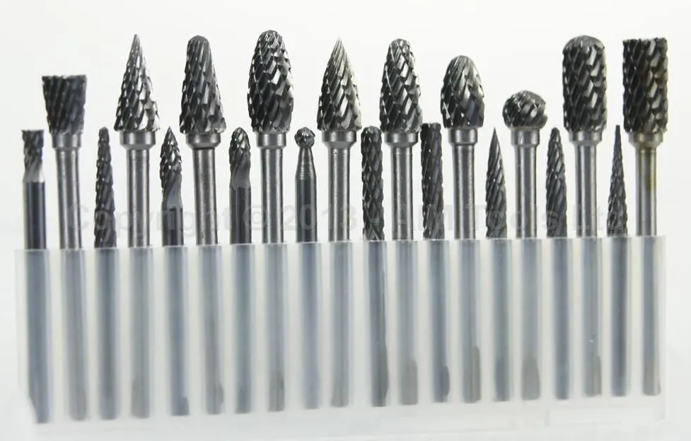

20PCs Die Grinder Carbide Burr Drill Grinding Head 3MM Carving Bit