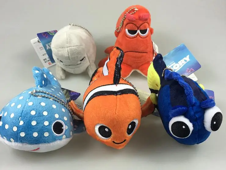 5 Pieces Ensemble Dory Nemo Pendentif Clownfish Dory Poisson Sac Accessoire Porte Cles En Peluche Poupees Jouets En Peluche Pour Bebe Enfants Cadeaux D Anniversaire Aliexpress