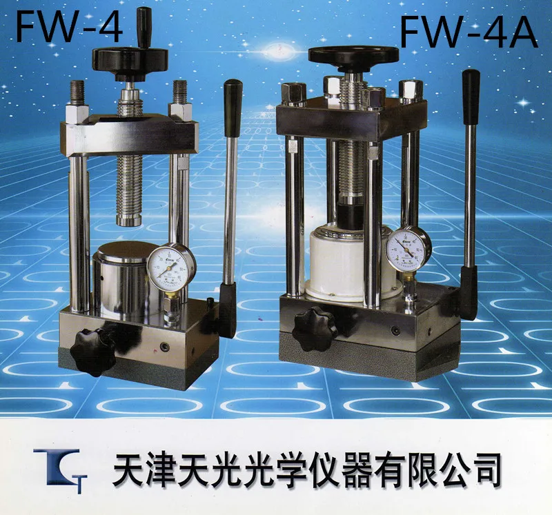 

Infrared Tablet Press FW-4 Small Manual Powder Spectrometer Accessories 24 Tons Laboratory Mold Skylight