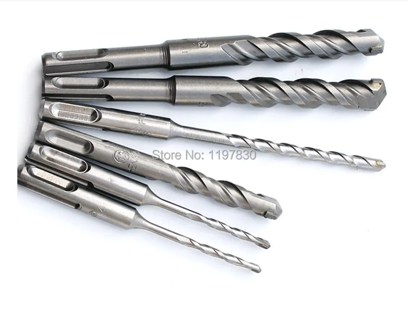 6PCS/pack 6/8/10/12/14/16mm Solid alloy Tip SDS Plus Round Shank 4 hollow Hammer Drill Bit for concrete/brick/wall/tile/granite 6PCS/pack 6/8/10/12/14/16mm Solid alloy Tip SDS Plus Round Shank 4 hollow Hammer Drill Bit for concrete/brick/wall/tile/granite