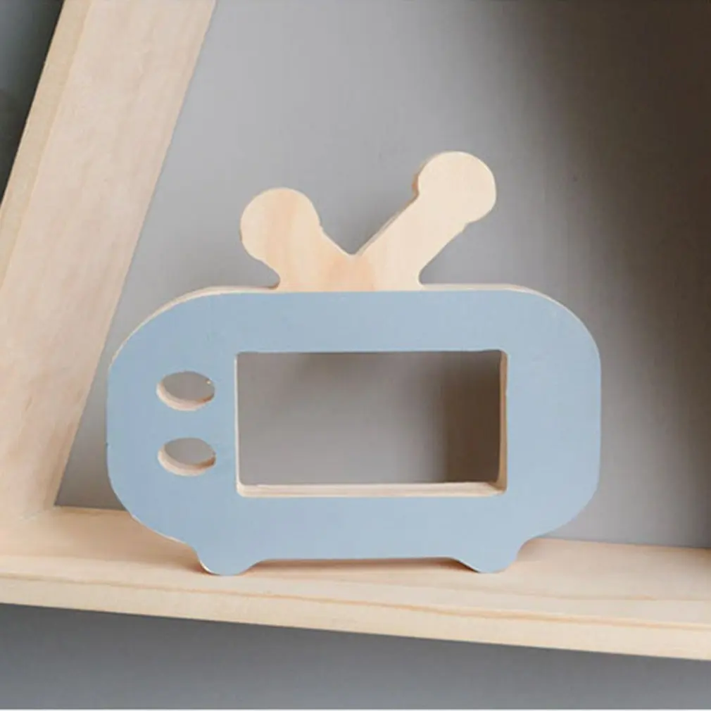 Деревянный Мини игрушка для детей наряд для фотосессий Nordic Стиль украшение для детской комнаты, орнамент Камера игрушки Радиоуправляемый квадрокоптер нетоксичный форма tv на день рождения игрушки