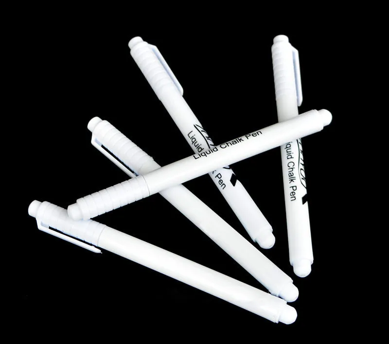 

3/2/1 Pcs White Liquid Chalk Pen Marker For Glass Windows Chalkboard Blackboard Comfortable Feel Smooth Writing For Blackboard