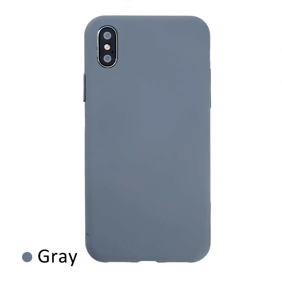 Wine Red Phone Case For iPhone 6 6s Plus XS Max Cover Soft TPU Case For iPhone XR X 8 7 Plus 5 S SE 81