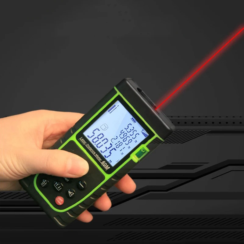 40M Waterproof Handheld Laser Distance Meter Rangefinder Digit Range Finder Build Measure Device Infrared Building Tool | Инструменты
