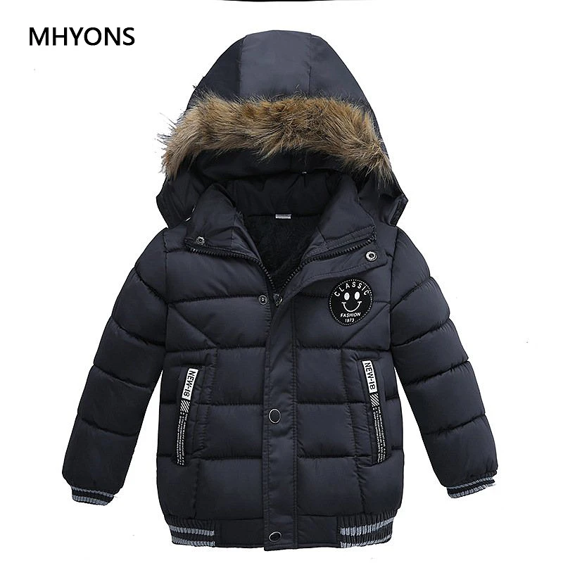 

2019 Winter Children Coat Children's Comfortable Costume Dress For Boys Baby Boy Warm Down Jacket Kids Fashion Printed Outerwear