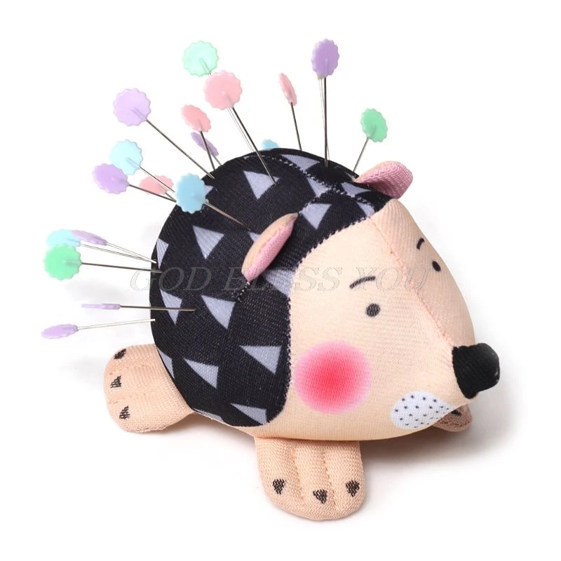 HTB1NeTJXMmH3KVjSZKzq6z2OXXaz Hedgehog Shape Cute Sewing Pincushion with Soft Cotton Fabric Pin Cushion Pin Patchwork Holder Arts Crafts Sewing Needle Holder Mallzona