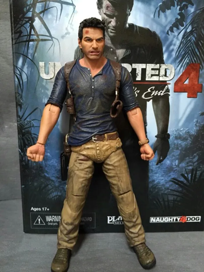 NECA Uncharted 4 конец вора Натан Дрейк Ultimate Edition ПВХ фигурка Коллекционная модель игрушки " 18 см