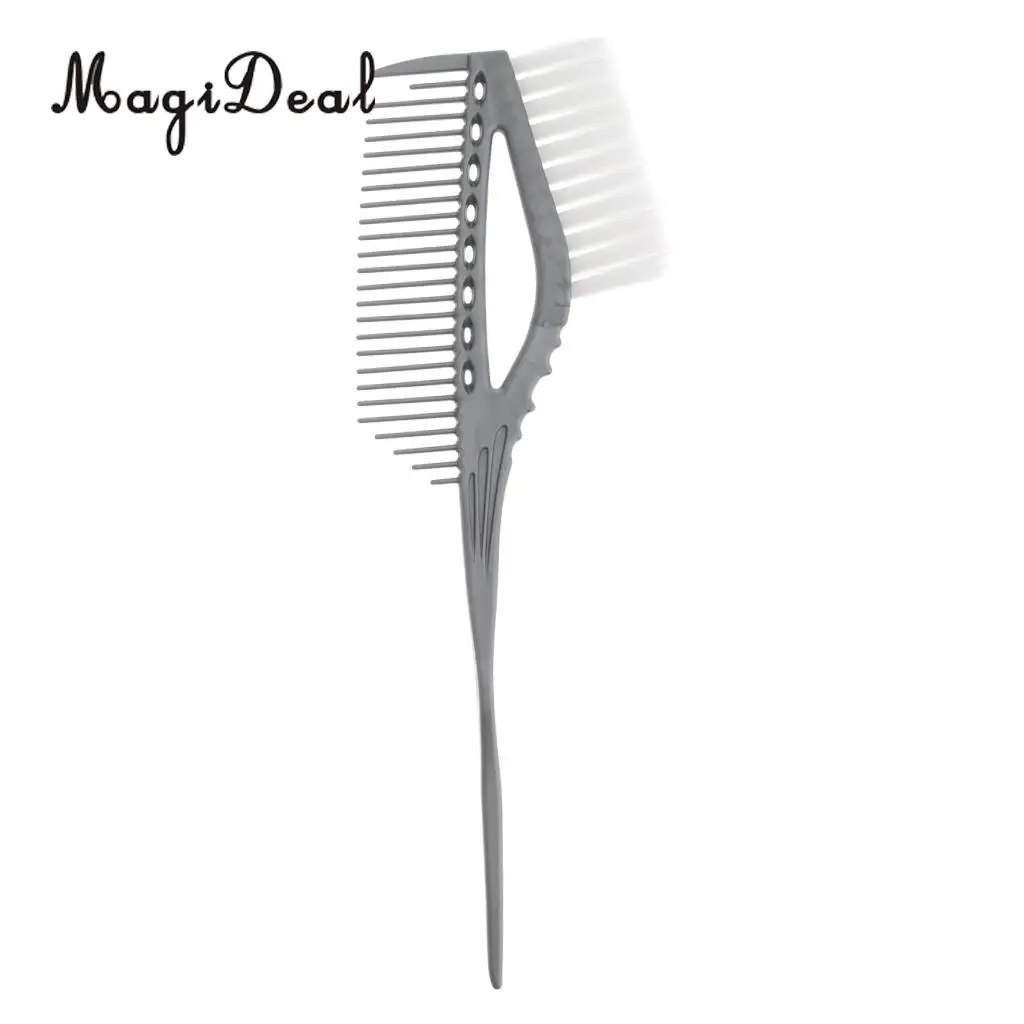 Salon Hair Tint Coloring Dyeing Brush Comb Highlighting Mixing Brush Gray Hair Cutting Styling Tools 
