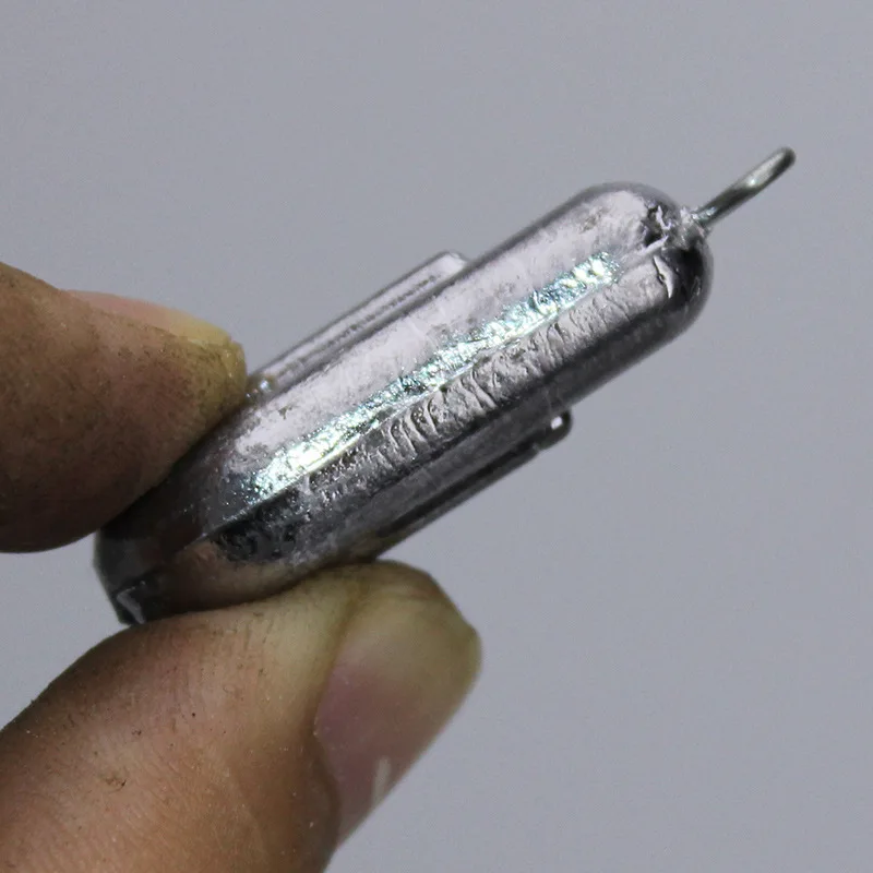 1 قطعة الرصاص الغطاسون المياه قطرات الأوزان 10g 20g 30g البيضاوي انقسام النار الصيد اكسسوارات الوزن أداة ل إغراء الصيد البحري