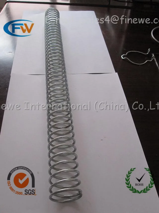 Manufacture Custom small stainless steel compression springs, long