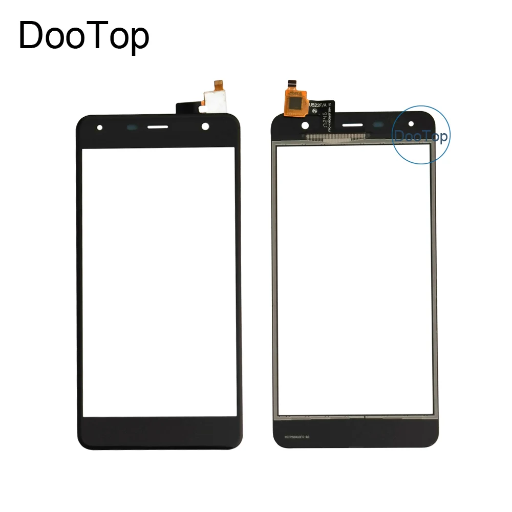

High Quality For Fly fs517 cirrus 11 FS 517 Touch Screen Digitizer Front Glass Panel Sensor + 3m sticker