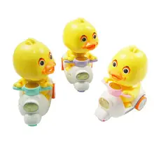 Желтая утка мотоциклетная игрушка инерционный пресс ходьба безопасность окружающей среды Защита без запаха трехколесный велосипед автомобиля для детей