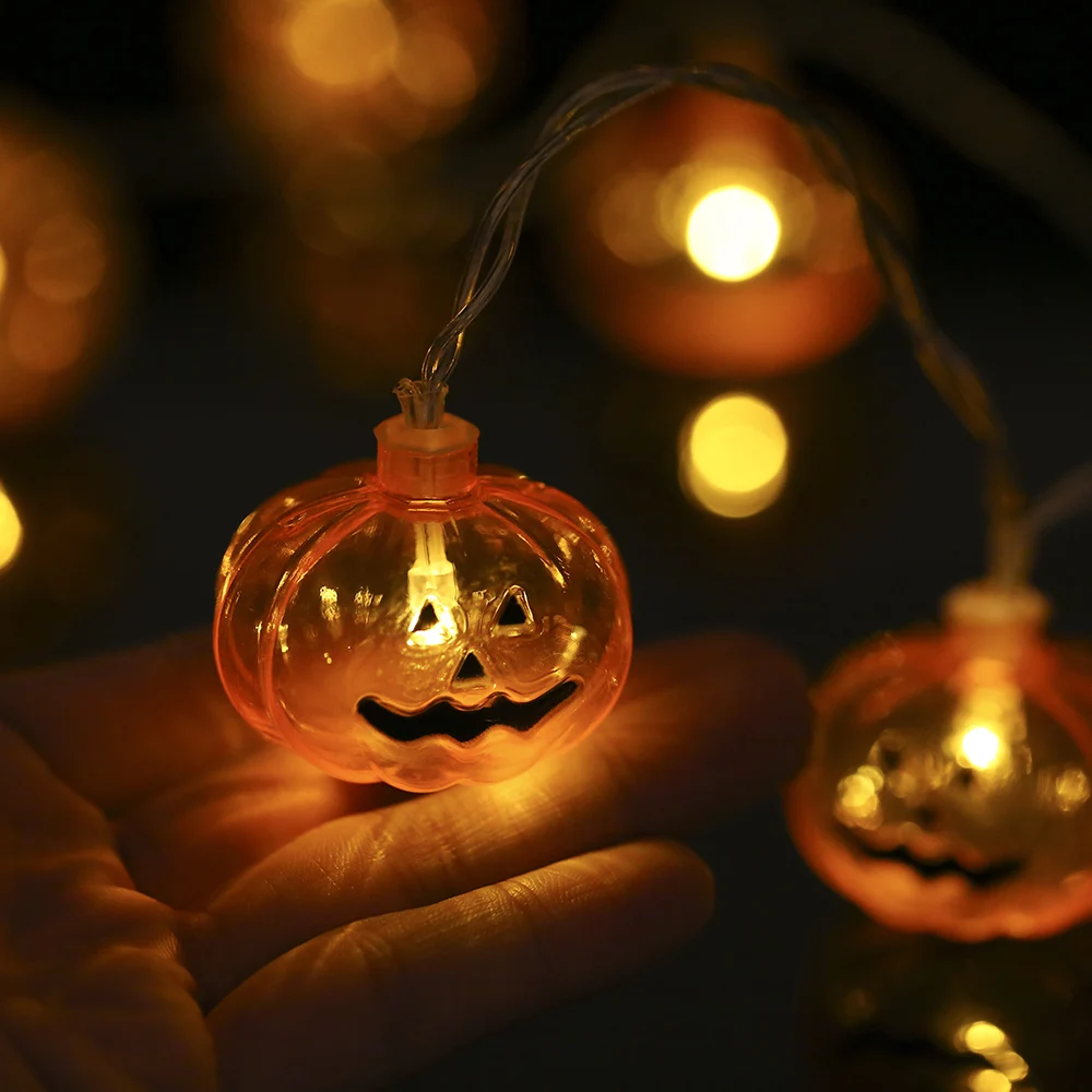 Buy Mini Pumpkin String Light 20LED 8.2ft Battery powered Fairy Lamp for