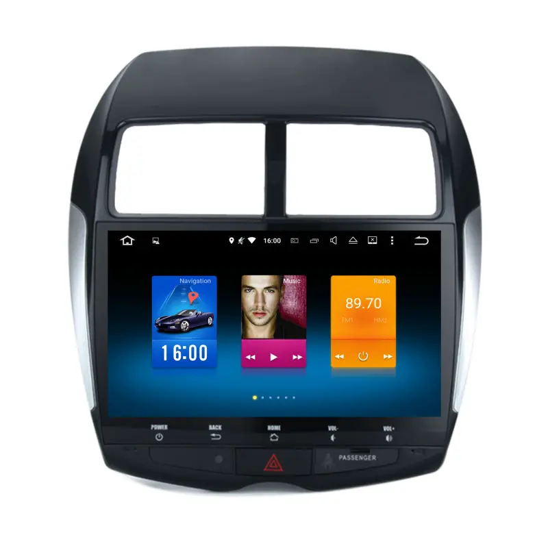 Car 2 din android GPS for Mitsubishi ASX Citroen C4 autoradio navigation head unit multimedia 2Gb+32Gb Android 6.0 PX5 8-Core