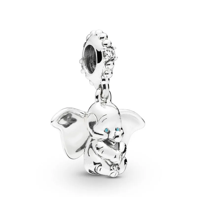 

Big Size Ear Cute Baby Elephant Charms for Jewelry Making Fine Silver 925 Jewelry DIY Cartoon Dumbo Charms for Women Bracelets