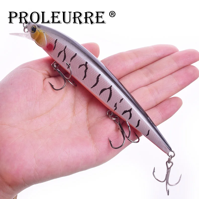 Proleurre Minnow приманки для ловли рыбы 14 см 18 5g жесткая рукоятка искусственные