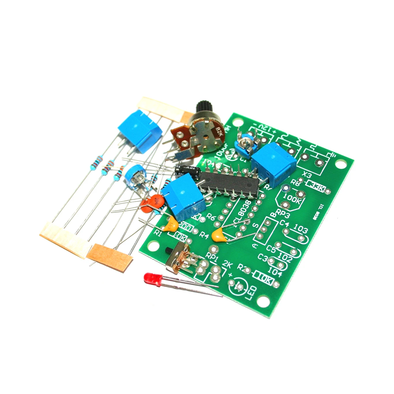 

ICL8038 Monolithic Function Signal Generator Module DIY Kit Sine Square Triangle