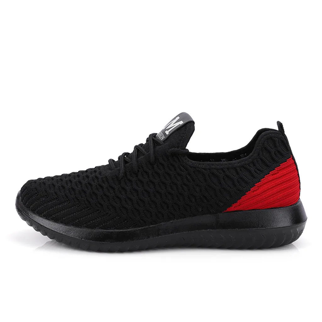 

Men's Mesh Breathable Non-Slip Outdoor Sneakers Solid Color Wild Casual Shoes sport shoes men summer#g8