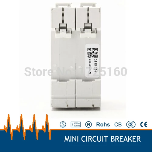 DZ47 63 2P 50 amp миниатюрный автоматический выключатель mcb|circuit breaker breakerminiature circuit |