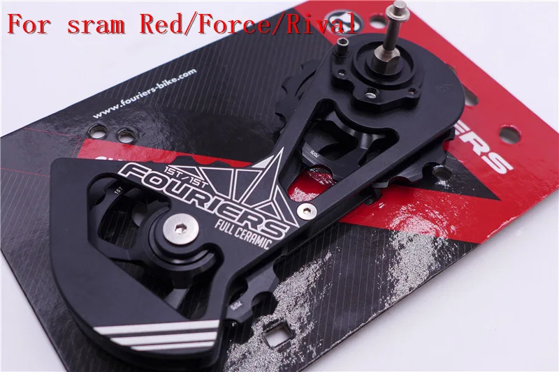 Система FOURIERS OSPW из сплава для SRAM Red/Force/Rival/E-tap, дорожный велосипед, задний привод, негабаритный шкив, колесный керамический подшипник