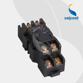 

10 pcs Saipwell 8Pin 12A 300V Korean Standard Relay Socket Base/ Mini Relay Base (SP-PTF08A)