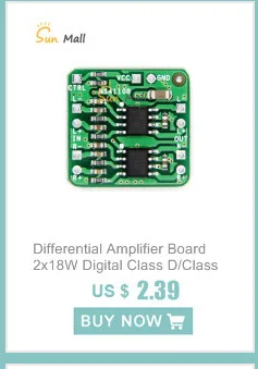 1 шт. Плата усилителя дифференциально-сбалансированная TPA6112 и SGM4812 HIFI Amp Module150Mw 3,3-5 В