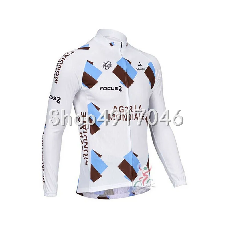 AG2R Велоспорт Джерси для мужчин дорожный велосипед Pro велосипедная одежда команды Ropa Ciclismo быстросохнущая Джерси с длинными рукавами на осень - Цвет: 1