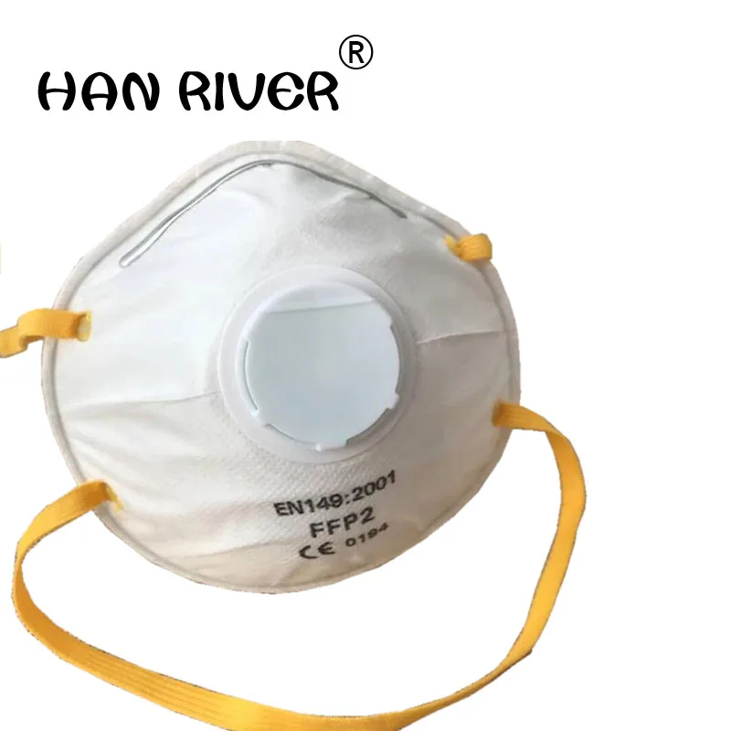 

anti bacteria dust mask personal protective cup valve Labour protection masks wore a haze respirator PM2.5 1box 10PCS