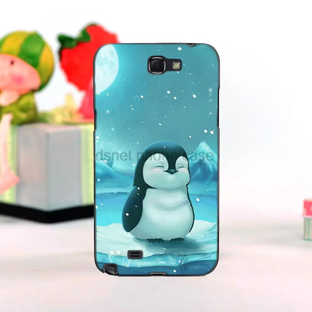 Мультфильм симпатичный пингвин Жесткий Защитный Стиль Чехол для Samsung Galaxy Note 2 3 4 5 |