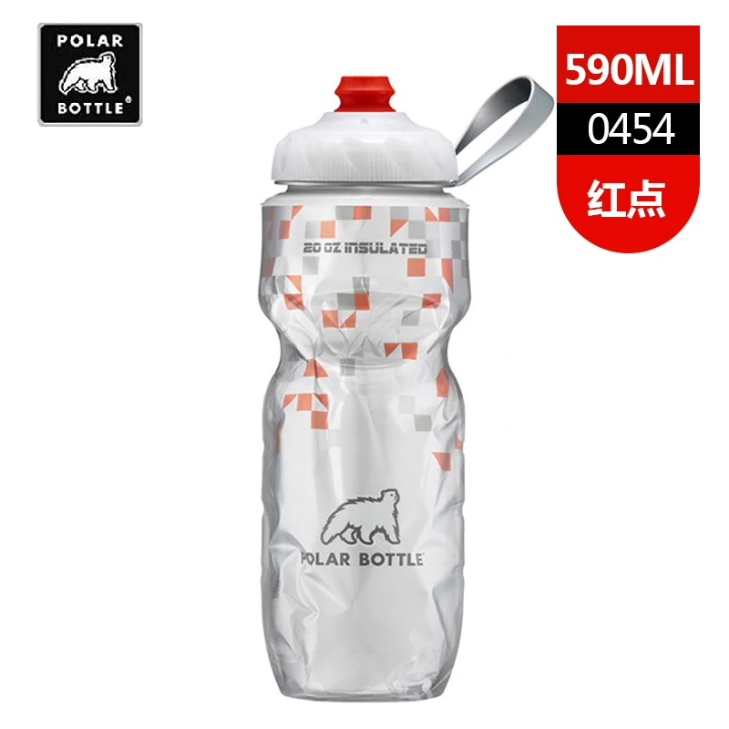 Polarbottle Polar Bear водный горшок горный велосипед спортивный стакан для воды для верховой езды холодный открытый альпинизм - Цвет: 590ML  0454