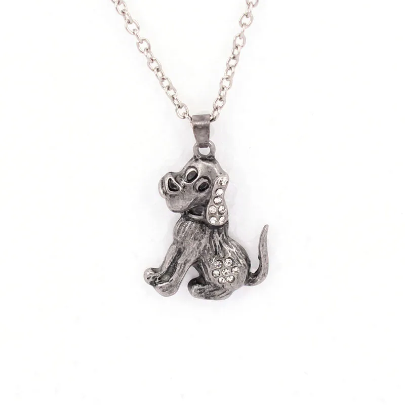 hzew cute dog pendant necklace three Variety dogs necklace giftin