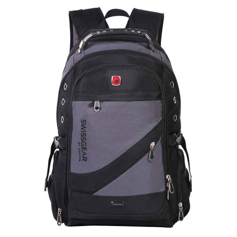 Mochila Suiza Suissewin Mochila Suiza 17 15,6 pulgadas impermeable Multi función capacidad negocios bolsa de ordenador portátil dos Mochila