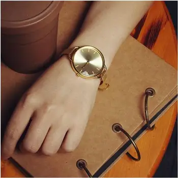 

Gold Mesh Stainless Steel Watch Women Watches Ultra-thin Women's Watches Luxury Ladies Wrist Watch Clock Saat Relogio Feminino