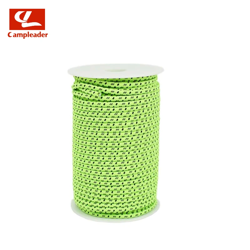 

50m Reflective Umbrella Rope 4mm Outdoor Paratrooper Rescue Bundled Tent Rope Climbing Jointless Canopy Wind Rope CL266