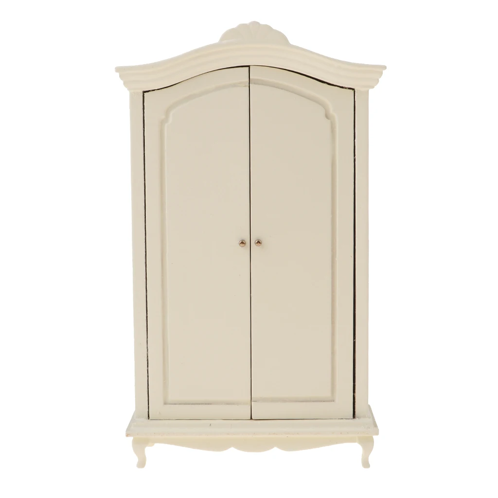 European Style 12th Wooden Wardrobe Double Door Closet
