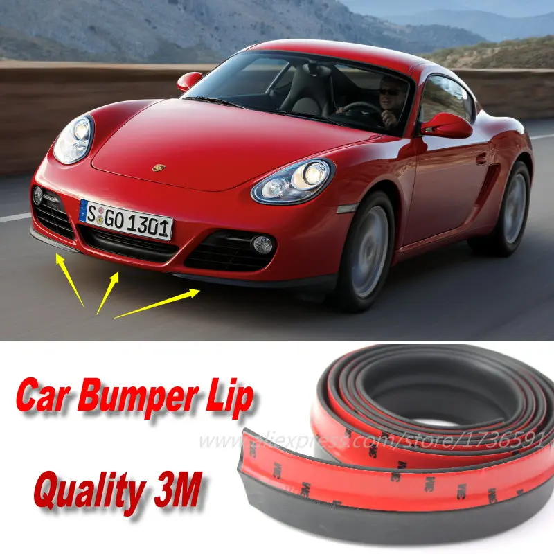 Car Bumper Lips For Porsche Cayman 987C 981C Auto Car Front Lip