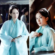 Элегантный костюм феи hanfu для женщин выставочный дизайн фотографии hanfu косплей костюм платье