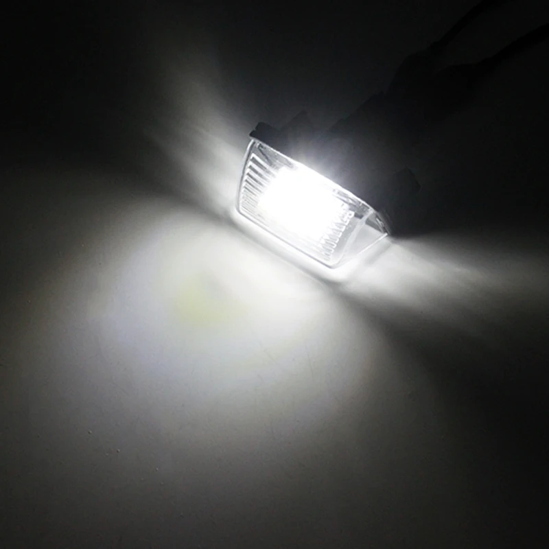 2pcs/set White 6000k Car LED License Plate Light Lamp for Citroen C3 C4 C5 Berlingo Saxo Xsara Picasso 2pcs/set White 6000k Car LED License Plate Light Lamp for Citroen C3 C4 C5 Berlingo Saxo Xsara Picasso