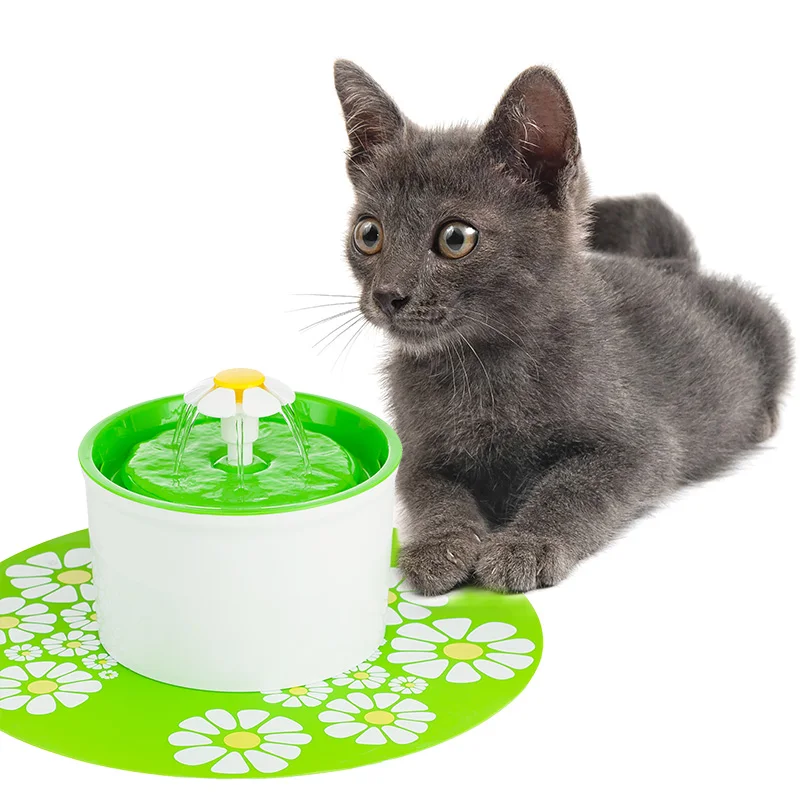 1 6l Electric Automatic Cat Water Fountain Dispenser Dog Cat