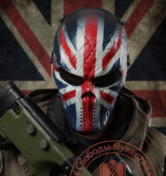 UK Knights Ghost Camouflage Tactical Masks Combat Paintball Balaclava