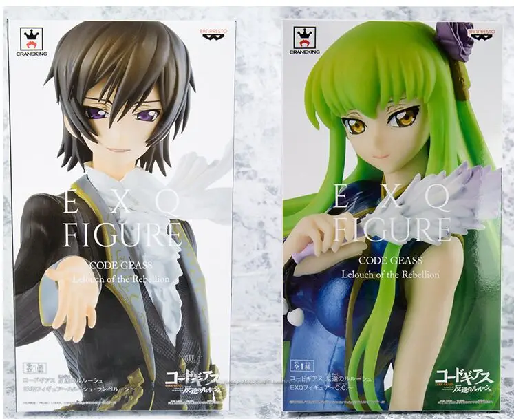 BANPRESTO EXQ Lelouch vi Lamperouge Britannia zero C. C. Фигурка японского аниме код GEASS Модель Brinquedos игрушка