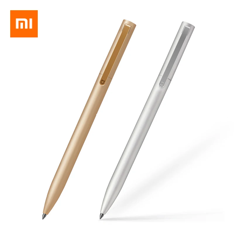 Original Xiaomi Mijia Metal Sign 0.5mm Signing Ballpoint PREMEC Smooth Switzerland Refill MiKuni Japan Ink | Электроника