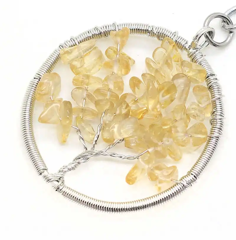 Quality Citrine Gem Stone Pendant 