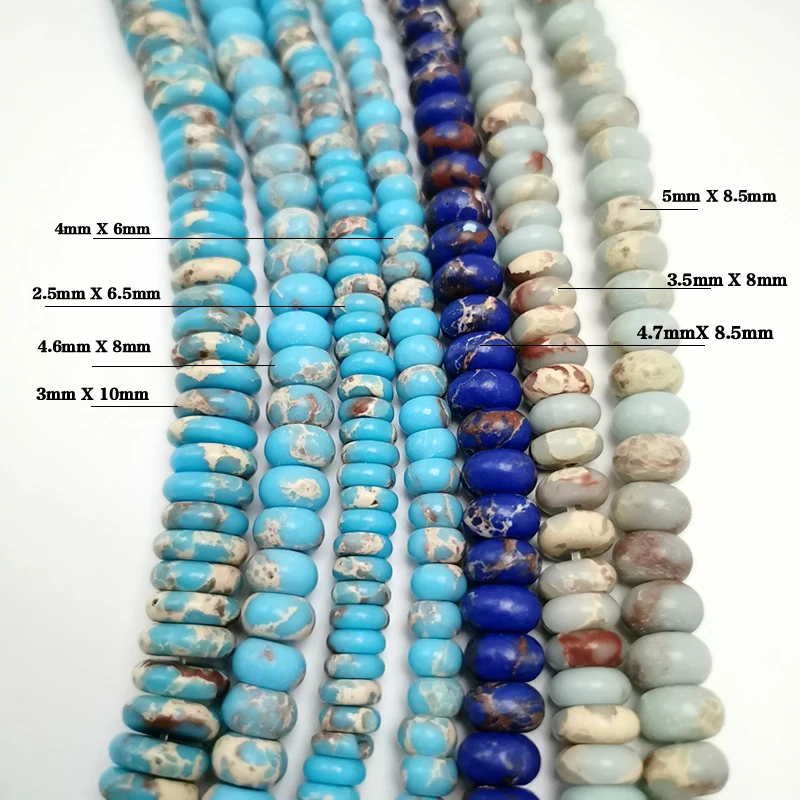 Зеленый камень ShouShan камень Змеиный синий камень перегородка бусины для изготовления ювелирных изделий 4X6/5X8/3X10 мм выбрать размер 15 дюймов Diy ожерелье