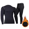 Men's tactical fleece thermal underwear sweat quick drying thermo underwear mens breathable elasticity Long Johns tops pants set ► Photo 1/6