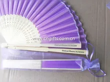 free shipping 50pcs/lot Paper folding Fan,Hand Fan with bamboo ribs customized wedding favors and bridal shower party souvenirs