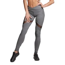 Женские быстросохнущие тренировочные брюки, эластичные спортивные Леггинсы для фитнеса, обтягивающие спортивные штаны для бега, 2 цвета