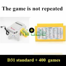 Subor D31 TV game console Double handle nostalgic Video Game Consoles Free electronic gun game card 400 games freeshipping
